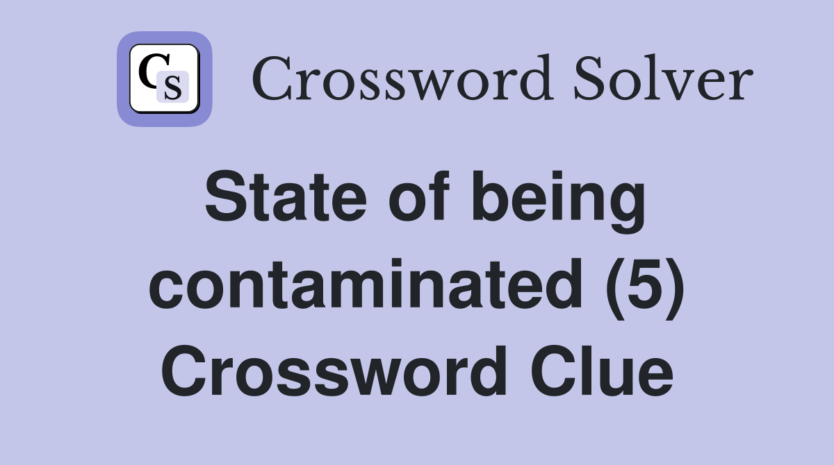 the state of being alone crossword clue